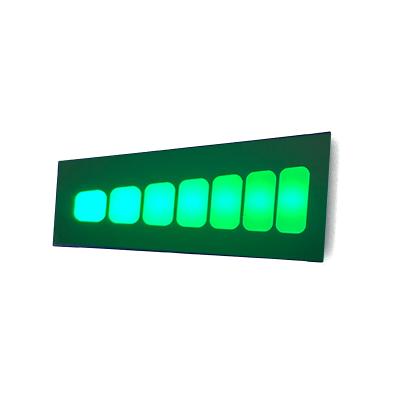 China 7 Scale Chart Outdoor Segment Led Pure Green Segment Display 7 Led Bar Display For Special Appearance for sale