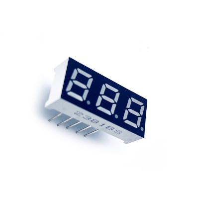 China Digital Display In 0.28 Inch 3 Digit 7 Segment Electrical Appliances Favorable Price Led 3 Digits 7 Segment Led Display for sale