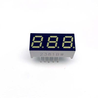 China Digital display in electrical appliance distributor selling 0.28 inch red color mini 7 segment common cathode led display 3 digit for seven segment display for sale