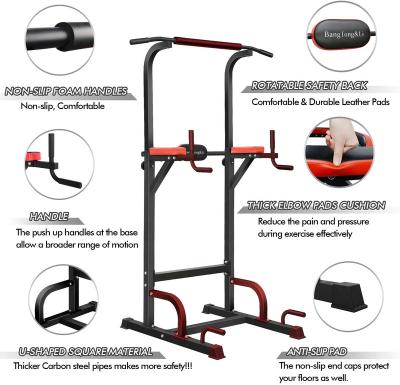 China Indoor Gym Home Equipment Power Tower Pull Up Sip Bar Station for sale