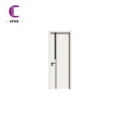 China Household waterproof simple interior door bedroom style door soundproof wooden room for sale