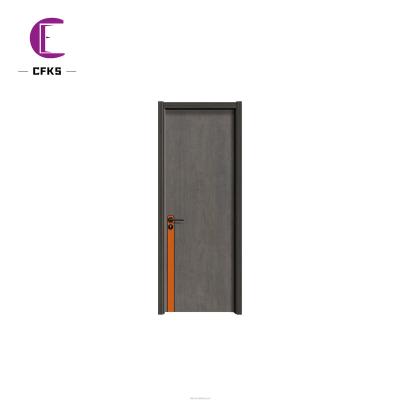 China Factory direct fashion simple interior carbon waterproof Crystal Door Waterproof Fireproof Bedroom wooden doors for sale