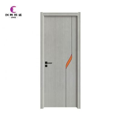 China Waterproof 2021 Carbon Crystal Doors Wooden Modern Interior Hotel Main Door Design Solid Wood for sale