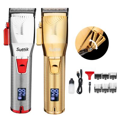 China 2021 New Design Car Big 2500 Cordless Clippers 6 Hours Battery Professional Barber High Quality Salon Barber Clippers For Men for sale