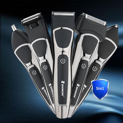 China Professional Electric Car Men All In One Haircut Electric Trimmer Nose Kit Cordless Trimmer For Man Hair for sale