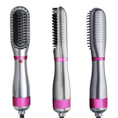 China Safety Hot Air Comb Negative One Step Hair Dryer Straighten Electric Comb Stroke Brush Hair Styling Tools for sale