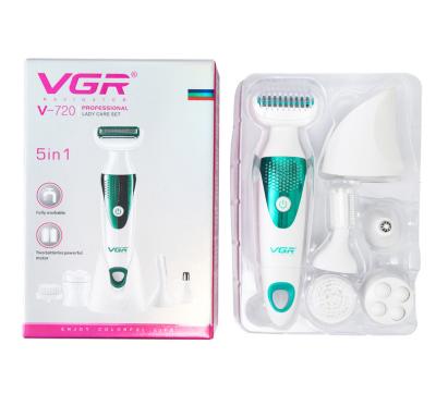 China Vgr 3-in-1 Electric Hair Removal Instrument Car Shaver Usb Hair Plucker Female Rechargeable Whole Body Washing for sale