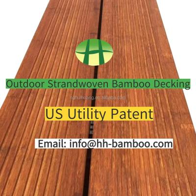 China Strong Durable US Patent Bamboo Decking Manufacturer in China for sale