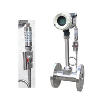 China Digital Vortex Flow Meter Flange Type Meter High Temperature Steam Flow MA LUGB for sale