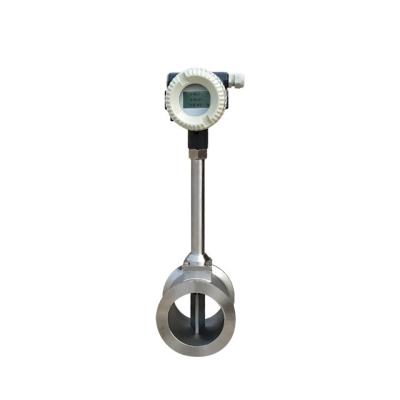 China RS 485 Output Steam Flow Meter Oxygen Air Nitrogen Vortices Flow Meter for sale