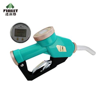 China Fuel Nozzle With Meter Flow Meter Oil Dispensing Gun 16*21CM for sale