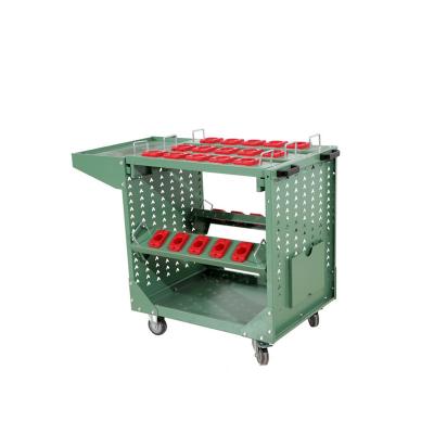 China Storage Tool Rack and Drawing Made in China High Quality Steel CNC Cutting Tool Trolley Drawing Storage Cabinet for sale