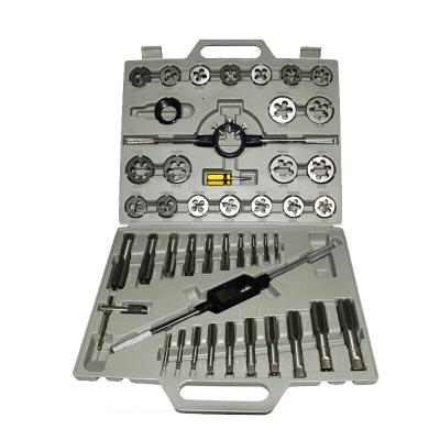 China Thread Tapping 45 Pcs High Speed ​​Steel Metric Tap And Die Set For Handle Tool for sale