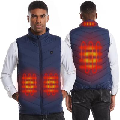 China Sidiou Men's Anti-Shrink Group USB Electric Heated Vest Charging Heated Vest Adjustable Clothing Down Jacket Vest for sale