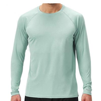 China Wholesale Men's Quick Dry UPF 50+ Long Sleeve Anti-UV Sun Shirt UV Protection Long Sleeve T-shirt Outdoor Running Fishing for sale