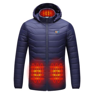 China Sidiou Unisex Group QUICK DRY Custom Heated Coat Temperature Adjustable USB Heated Jacket Double Switch Massage Electric Heating Shirt for sale