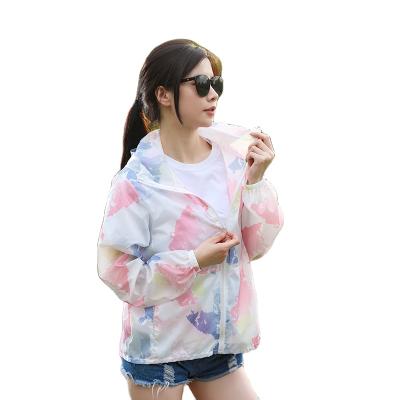 China Fashion Summer Slim Camouflage Women's Breathable Sun Make Skin Jacket Resistant Breathable Long Sleeve UV Protection Jacket for sale