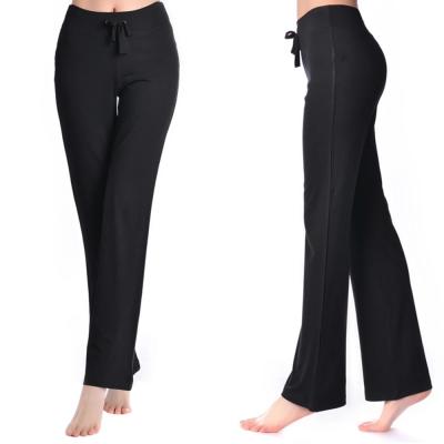 China Sidiou Antibacterial Group Women's Fashion Wide Leg Flare Comfortable Yoga Dance Pants Sports And Leisure Yoga Pants for sale