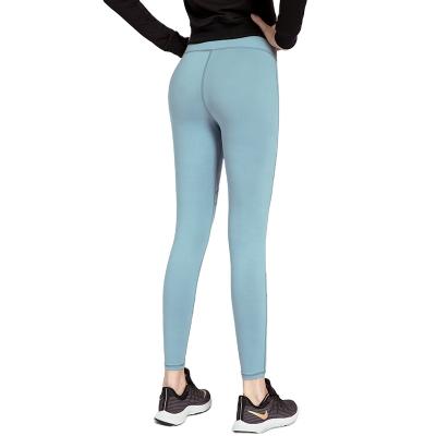 China Sports Fitness Women Yoga Breathable Tight Waist Leggings High Waisted Running Pants for sale