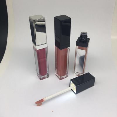 China Waterproof custom logo led light lip gloss tube with mirror private label gloss vegan liquid lip gloss pigment seller for sale