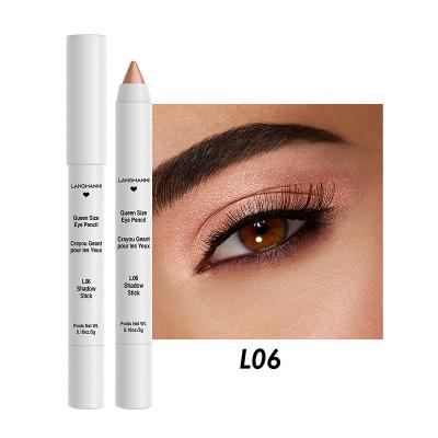 China Waterproof 10 Colors Matte Glitter Eyeshadow Pencil Set Waterproof Eyeshadow Pearl Pigment White Eyeshadow Makeup for sale