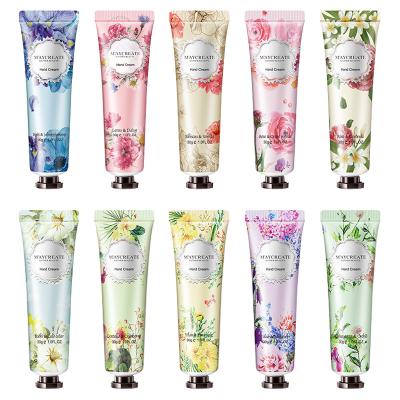 China Moisturize Private LabelNatural Handcream Anti Aging Custom Foot and Hand Whitening Moisturizing Travel Hand Cream for Dry Skin for sale