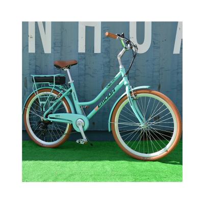 China China Manufacturer Hot Selling 36V 250W Lady Model E BIKE Outdoor Mountain Electric Street Bicycle for sale