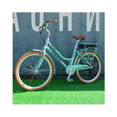 China Wholesale Latest Design 36V 250W Street Outdoor Most Popular Electric Bicycle Lady Girl E Bike for sale