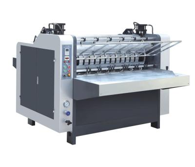 China KFMJ-C Pneumatic Hydraulic Multifunction Commodities Carton Machine / Laminating Carton To Carton Laminator for sale