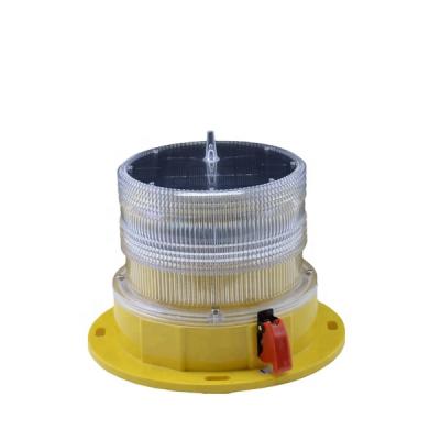 China Type B Solar Obstruction Red Flashing Light, Dual Aluminum Alloy TY32S ICAO Solar Powered Obstruction Light for sale