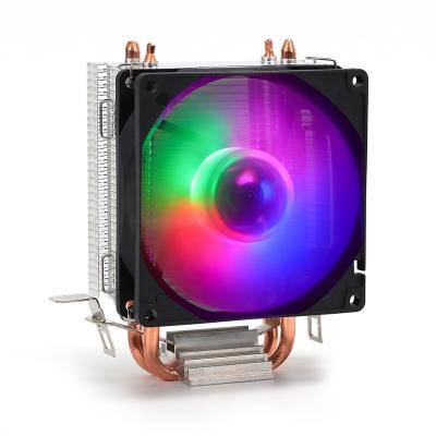 China Low Noise 90mm CPU CPU Cooler ARGB LED Light 12V High Speed ​​Fan For CPU And PC Case for sale