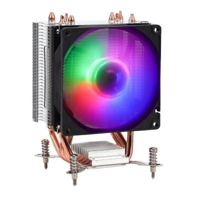 China Low Noise CPU MUTE Cooler 90mm ARGB LED Light 12V High Speed ​​Fan For CPU And PC Case for sale