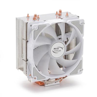 China Intel AMD CPU Cooler 120MM Fan Radiator 4 Pin Cooling Pipe With ARGB LED Light For CPU PC Case for sale