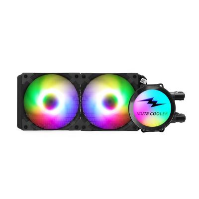 China PC Liquid CPU Cooler 120mm Fan RGB Heatsink 3pin/4pin Heatsink 3pin/4pin Fan for sale