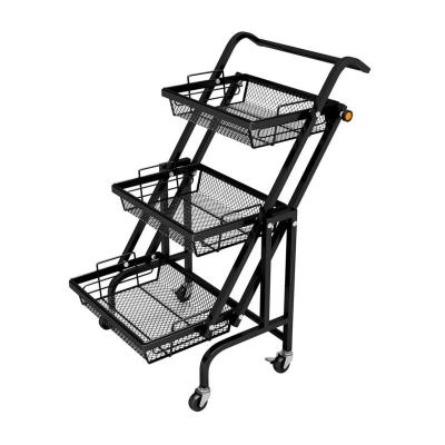 China 2021 Minimalist 2021 Minimalist Rolling Cart Organizador Cocina Accesorios Cocina Para La Cocina Foldable for sale