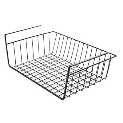 China New Classic/Postmodern Simple Trending Metal Organizer Shelf Wire Rack Hanging Storage Under Cabinet Baskets For Buffet Organizer for sale