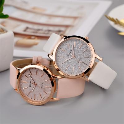 China Water Resistant Starry Sky Watch Women Lady Watch For Women Casual Leather Band Female Quartz Analog Synchronize Luxury Wrist Watch for sale