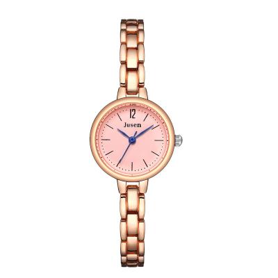 China Water Resistant Luxury Women Fashion Small Bracelet Watches Rose Gold Stainless Steel Qualities Ladies Quartz Wristwatches Simple Woman Clock for sale