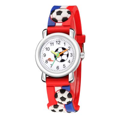 China Water Resistant Kids Boys Cartoon Quartz Watches Children Students 3D Soccer Anime Sports Watches For Birthday Gift for sale