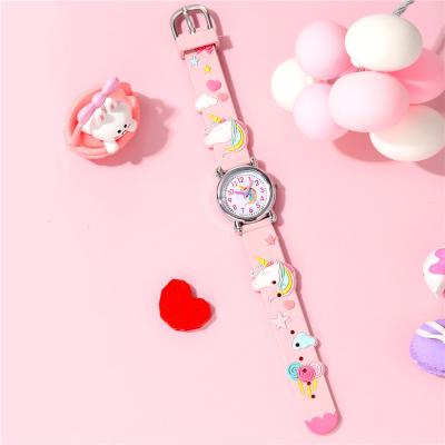 China Unicorn 3d Style Water Resistant Silicone Unicorn 3d Style Quartz Watch Girl Boys Quartz Watch Children Christmas Watch for sale