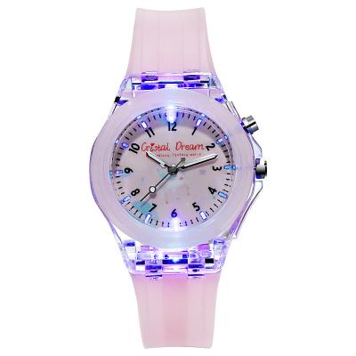 China Multicolor Girls Boys Girls Student Water Resistant Jelly Silicone Watch Luminous LED Electronic Sports Watch for sale