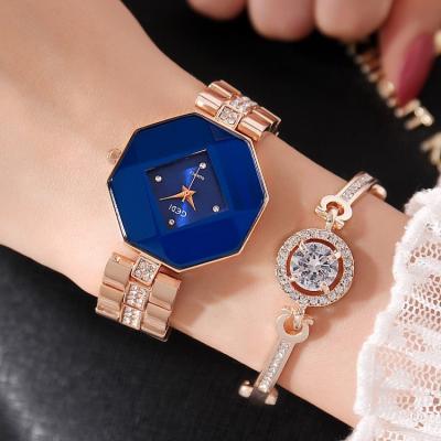 China GEDI Water Resistant Elegant Dress Blue Women Watches Luxury Rose Gold Ladies Quartz Watch Stainless Steel Band Women Wrist Watch mujer de reloj for sale