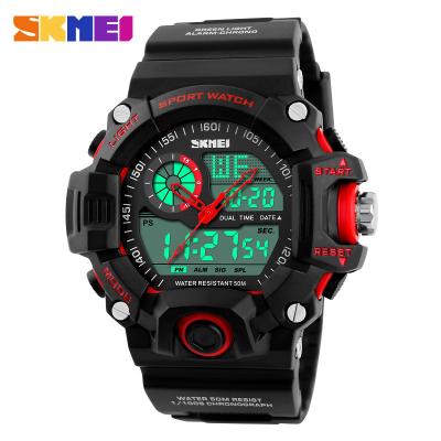 China SKMEI Calendar Style Mens Sports Watches Full Chronograph Military Digital Wristwatches Camouflage Heavy Duty Montre Homme Erkek Saat for sale