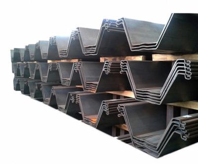 China Industrial Factory Sale Various Hot Rolled U Type Steel Sheet Pile For Ditch Cover for sale