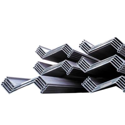 China Tradition Tradition Design Style Hot Rolled Z Type Steel Sheet Piles For Flood Control for sale