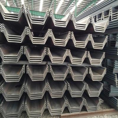 China Tradition Spot Stock Sale AISI AZ S275GP S390GP Types 2 of U/Z type steel Sheet Pile for sale