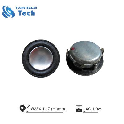 China ROHS Compliant Audio Speaker Driver 28mm 4ohm 2w Speaker Parts S28APU04R for sale