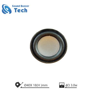 China Cheap Price Raw Speaker Driver With ROHS Standard 40mm Speaker S40APU04R44 for sale