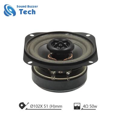 China Mini Big 4 Inch Car Speaker 4 Ohm 50w Auto Speaker Sound for sale