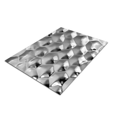 China Suitable for wall decoration mirror hammered stamping high strength decorative stainless steel sheet 304 elevator panel factory wholesale price wholesale for sale